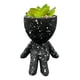 thumbnail image 2 of Macetero De Ceramica Planta Artificial Moderno negro, 2 of 3
