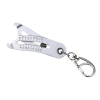 Ioensy - Comprobador De Tamaño De Rosca Preciso Identificador De Calibre De Rosca De Perno De Tuerca De Llavero