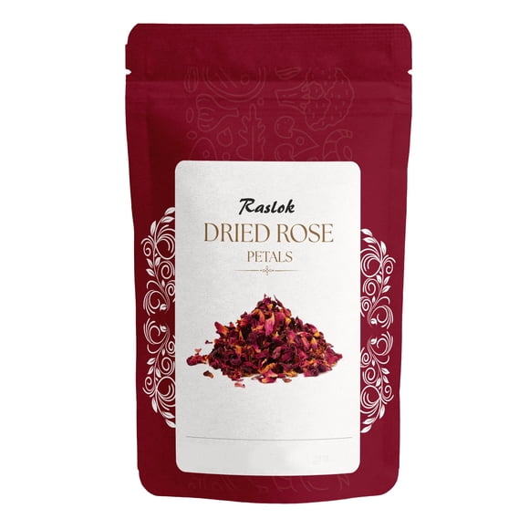 Pétalos de Rosa Raslok 40 g Comestibles de Grado Alimenticio para Té