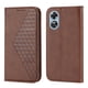 thumbnail image 2 of Funda Flip FOXDOCK para OPPO Reno 8T 4G , Estilo Billetera con Diseño Rombo, Correa de Mano y Soporte, Uso Diario, 2 of 6