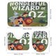 thumbnail image 3 of El maravilloso mago de Oz-theme 4-Piece Shower Curtain Set with Rugs, Waterproof Bathroom Decor Set Includes Bath Mat, U-Shaped Rug, Toilet Lid Cover and Curtain with Hooks, 3 of 6