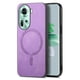thumbnail image 1 of Magnetic Slim Case for OPPO Reno 11 5G with Camera Guard & Anti-Scratch Back Purple, 1 of 5