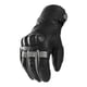 thumbnail image 1 of Guante Cuero Natural Moto, Térmico e Impermeable, Negro con Gris. RESPEKT, 1 of 3