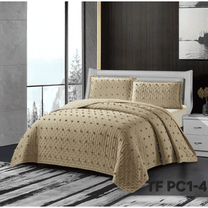 Tecnocasa - Cubrecama King Quilt Verano Semi Acolchados Diseño De Flores