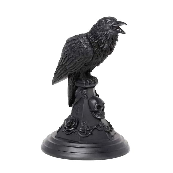 Cuervo Estatua De Halloween Animal Resina Candelabro Para Fiesta De Fiesta De Chimenea