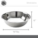 thumbnail image 4 of Tazón de mezcla American Metalcraft 19 cm plateado 20 qt (≈19 L), 4 of 6