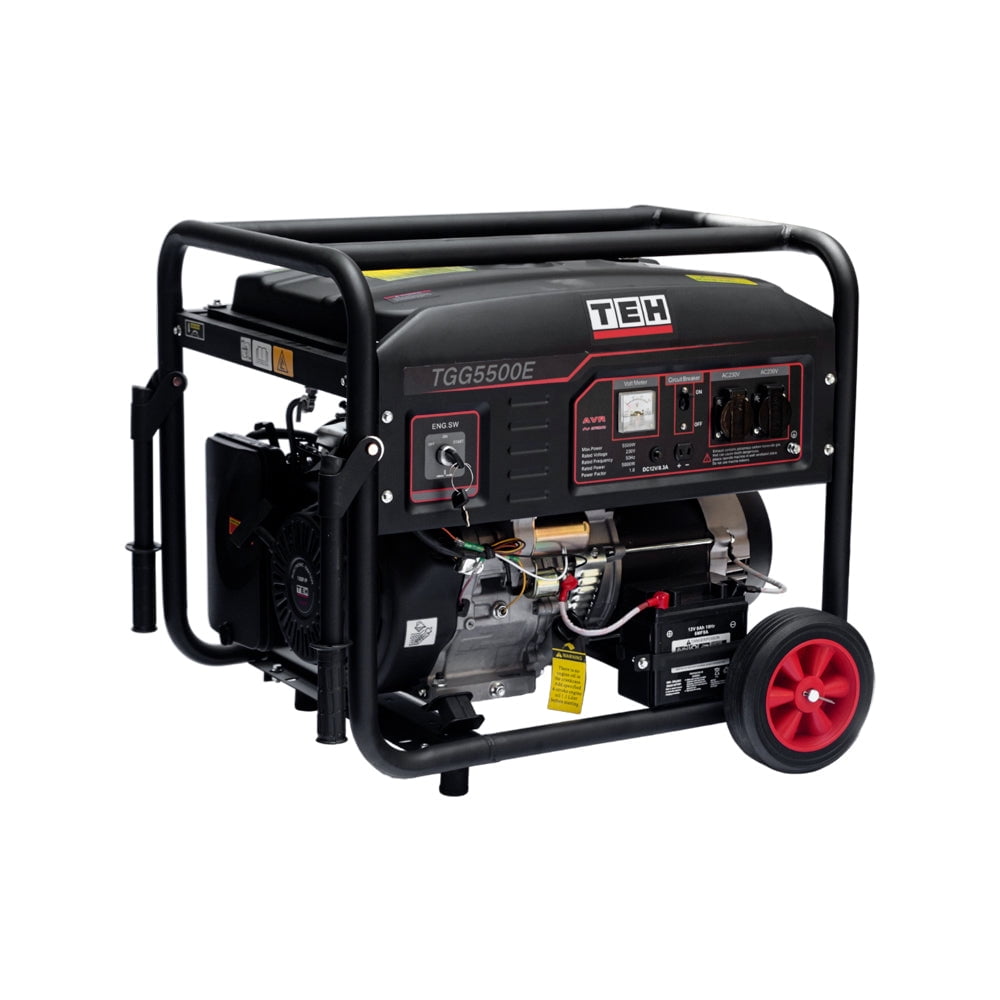 Generador A Gasolina 5.0 Kva Partida Electrica Tehtools