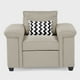 thumbnail image 1 of Butaca 1 cuerpo Sicilia Tela Beige, 1 of 3