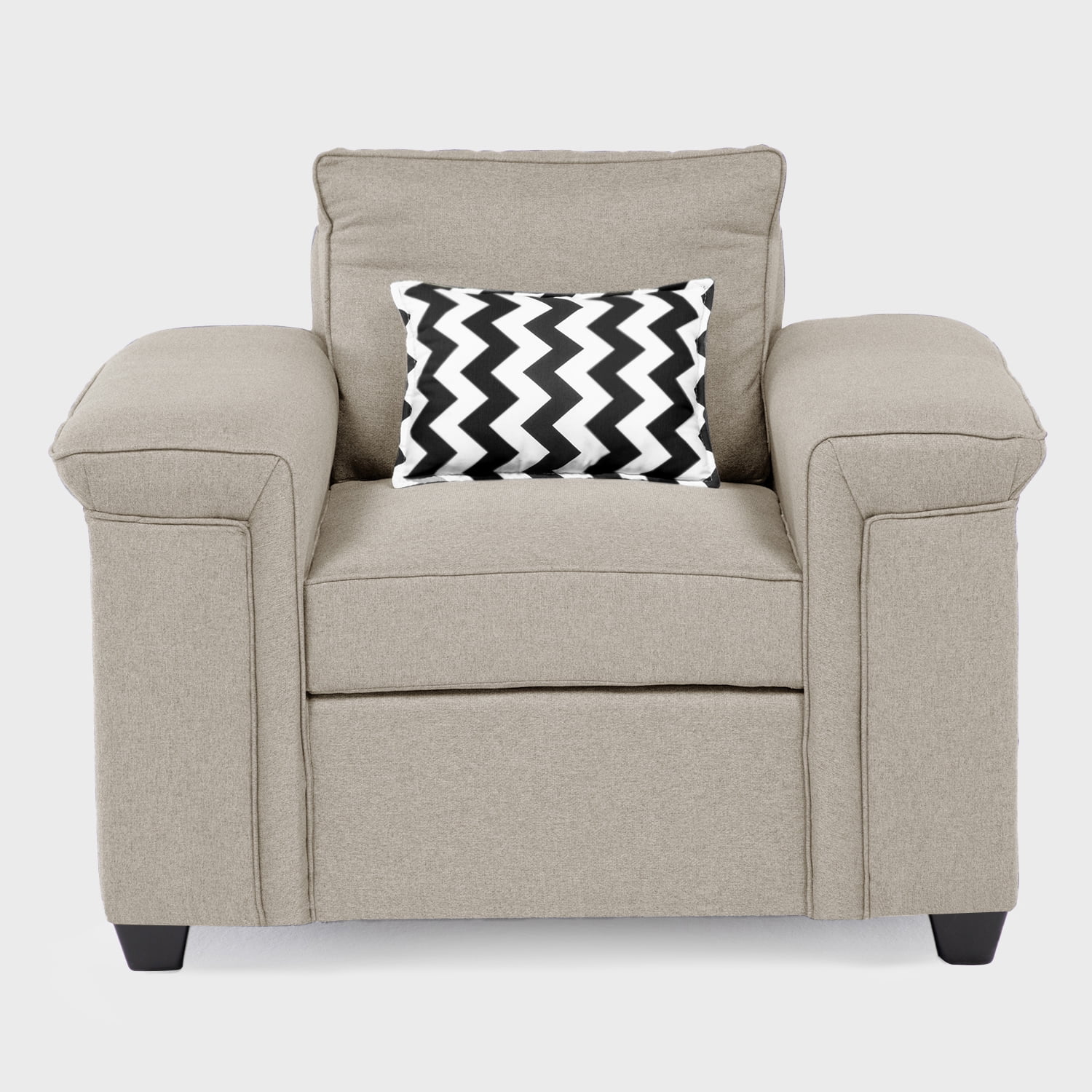 Muebles Cottoni - Butaca 1 Cuerpo Sicilia Tela Beige