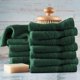 thumbnail image 3 of Toallita Hearth & Harbor, 100% algodón, 13 x 13 cm, 12 unidades, color verde, 3 of 8