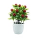 thumbnail image 1 of Mini Planta Artificial Decorativa De Fruta Falsa En Maceta Para Ba?o, Oficina, Mesa, Cerezas, 1 of 5