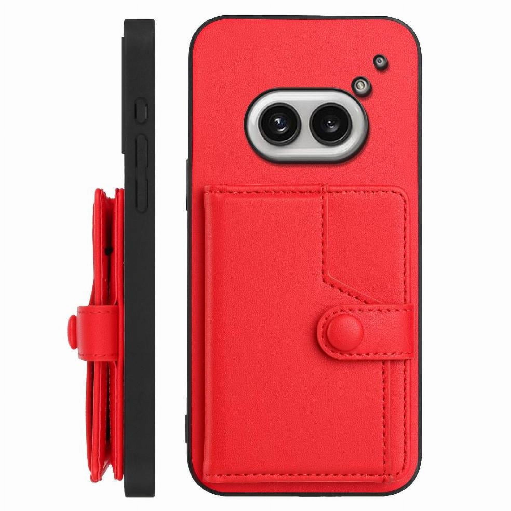 Foxdock Funda Para Nothing Phone 2A Con Bloqueo Rfid - Diseño Elegante Con Cierre De Botón