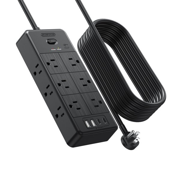Cable de extensión para protección contra sobretensiones NTONPOWER 4000J, 12 salidas