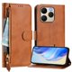 thumbnail image 4 of FOXDOCK Funda Tipo Cartera para T-Mobile REVVL 8 Cuero PU con Cremallera y Correa de Muñeca, Ranuras para Tarjetas, Soporte Plegable, Cierre Magnético, 4 of 5