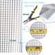 thumbnail image 4 of Paquete de 2 pantallas de malla de alambre Valchoose 4 Mesh de 31 cm x 62 cm SS304, 4 of 6