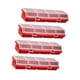 thumbnail image 4 of 4 Cajas de Almacenamiento de Tornillos, Divisores, Contenedores Portátiles a Prueba de Polvo para Artículos Pequeños, Tuercas, Pernos, Garajes Y Hogar Rojo, 4 of 5