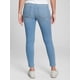 thumbnail image 2 of Pantalones vaqueros ajustados de talle medio GAP para mujer, color índigo claro 10, 2 of 5