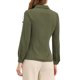 thumbnail image 3 of INSPIRE CHIC Blusa de Mujer con Cuello Peter Pan Casual de Negocios de Manga Larga Camisa de Botones para el Trabajo XS Verde Militar, 3 of 4