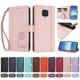 thumbnail image 4 of Funda Cartera Trébol para Xiaomi Redmi Note 9S 4G con Ranuras Tarjetas y Carga Inalámbrica Rosa, 4 of 6