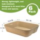 thumbnail image 2 of Caja de arena desechable YOIYINI paquete de 6 (41 × 32 × 9 cm), 2 of 7