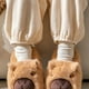 thumbnail image 2 of Pantuflas De Felpa Suave Capibara Kawaii Antideslizantes, 2 of 7