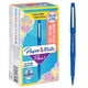 thumbnail image 1 of Bolígrafos con punta de fieltro Paper Mate Flair, de punto medio, azul, 36 unidades, 1 of 9