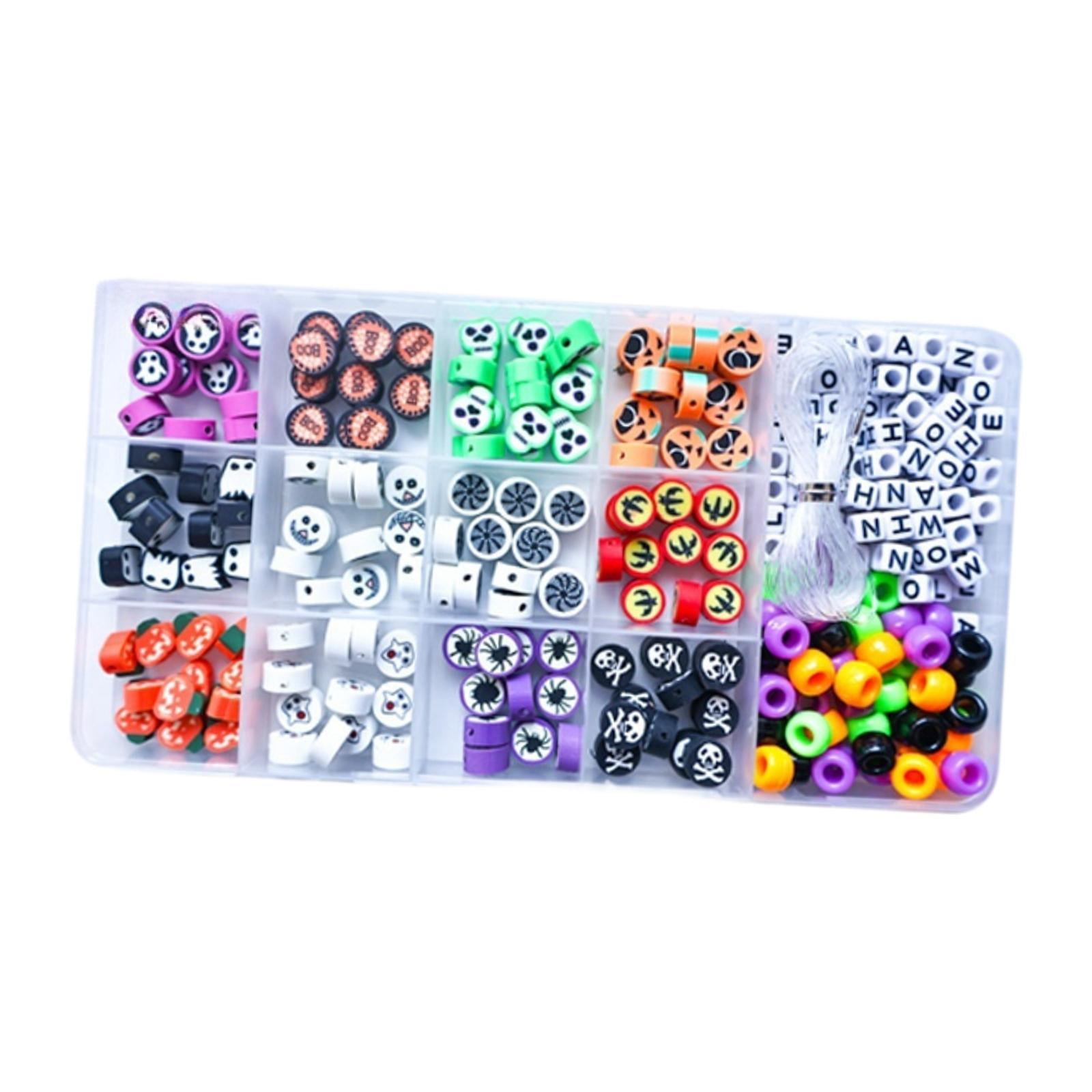 Magideal - Kit De Fabricación De Joyas, Cuentas Espaciadoras Multicolores, Herramienta De Fabricación De Pulseras Artesanales, Cuentas Sueltas Para Decoración De Estilo A