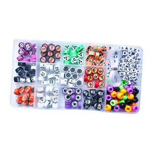 Magideal - Kit De Fabricación De Joyas, Cuentas Espaciadoras Multicolores, Herramienta De Fabricación De Pulseras Artesanales, Cuentas Sueltas Para Decoración De Estilo A