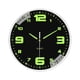 thumbnail image 2 of Reloj de pared con mecanismo silencioso para el hogar y la oficina , Grandes Números Negros, 2 of 5