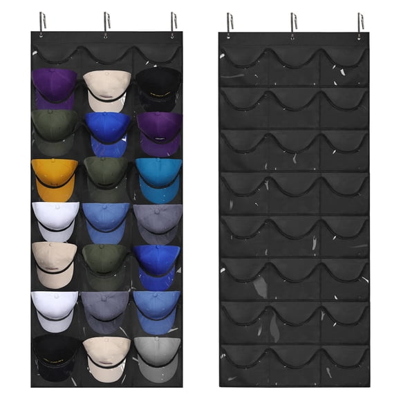 Organizador De Sombreros Para Gorras De Béisbol Con 24 Bolsillos