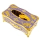 thumbnail image 2 of Caja de pa?uelos de acrílico de estilo europeo, lujosa funda para servilletas de rosa, dorado púrpura, 2 of 5