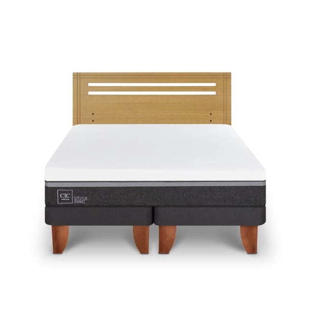 Cama Europea Europea Ortopedic Advance 2P Bd Respaldo Munich 2 Plaza Base Dividida