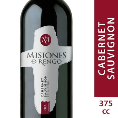 Vino Tinto Cabernet Sauvignon Botella 375 Ml Misiones De Rengo