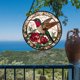 thumbnail image 2 of Colgante ventana vitral flor colibrí retro 25cm pájaro atrapasol Día Madre cumpleaños regalo abuela mujeres amantes aves, 2 of 7
