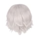 thumbnail image 5 of Peluca de cosplay peluca de disfraz ligera y práctica peluca corta básica peluca completa para disfraces de Halloween amantes de las fiestas temáticas Blanco plateado, 5 of 5