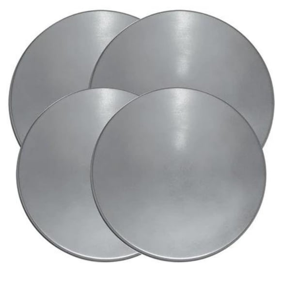 Cubiertas para quemadores Range Kleen, juego de 4 de acero inoxidable