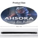 thumbnail image 2 of Alfombra Redonda Desmarcar Ahsoka Tano Felpa Coral 60cm, 2 of 6