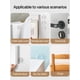thumbnail image 4 of 100 piezas de partículas anticolisión de silicona transparente semicilíndricas, amortiguador para puertas de gabinetes, adecuado para pomos de puertas, puertas de gabinetes, laterales de escritorios y, 4 of 6