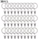 thumbnail image 1 of 30 anillas para cortinas con clips, resistentes ganchos para cortinas con soporte de barra de tensión, ojales metálicos de diámetro interior, colgadores decorativos para ventanas., 1 of 8