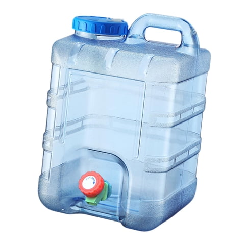 Magideal - Contenedores De Agua, Jarra De Almacenamiento De Agua Para Acampar De , Dispensador De Bebidas Con Grifo, Cantimplora De Agua Para Acampar