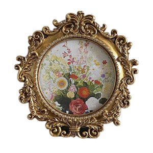 Bothyi - Marco De Fotos De Resina Portafotos Artesanía Adornada Para La Decoración De La Sala De Estar