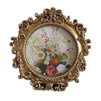 Bothyi - Marco De Fotos De Resina Portafotos Artesanía Adornada Para La Decoración De La Sala De Estar