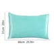 thumbnail image 3 of Funda de almohada de seda Pillo Cover (paquete de 2), resistente al cabello y a la piel, suave, transpirable y de seda suave, color gris., 3 of 4
