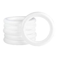 Bothyi - Anillos De Corona De Espuma, Forma De Corona De Espuma Elegante De Escritorio Para Manualidades, Fiesta De Pascua, 110Mm