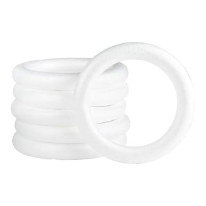 Bothyi - Anillos De Corona De Espuma, Forma De Corona De Espuma Elegante De Escritorio Para Manualidades, Fiesta De Pascua, 110Mm