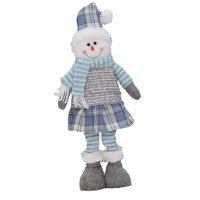 Bothyi - Estatuilla De Muñeca Navideña, Bonita Estatua Coleccionable De Navidad Para Decoración Para Fiestas Navideñas, Muñeco De Nieve De 18X10X58Cm