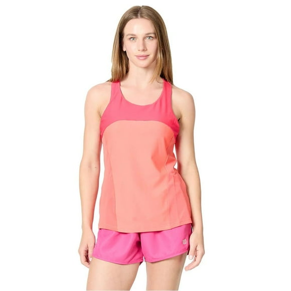 Polera Wilson Mujer Solana Racerback Naranja Tenis Padel