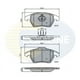 thumbnail image 2 of Pastillas Freno para auto Volkswagen Beetle Convertible 2011-2019 Dela, 2 of 4