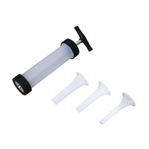 Genérico - Embutidora De Carne Para Hacer Salchichas De Mano Kitchen Craft Con 3 Tubos De Relleno