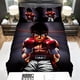 thumbnail image 1 of Fighting Spirit Anime Manga Quilt Duvet Cover Set Kids Double Doona Cover3-Piece Bedding Set, 1 of 5